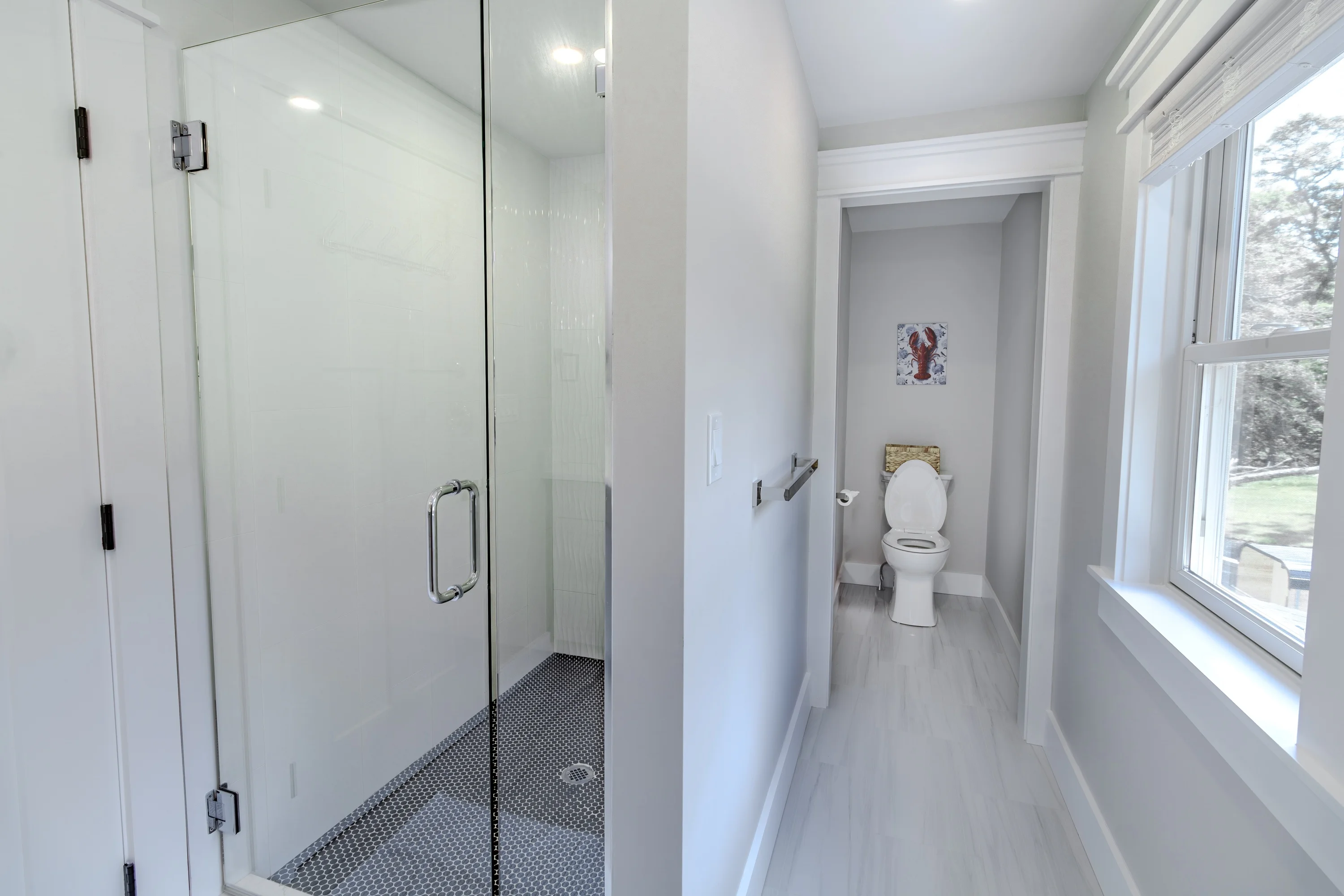 Second-floor bathroom
