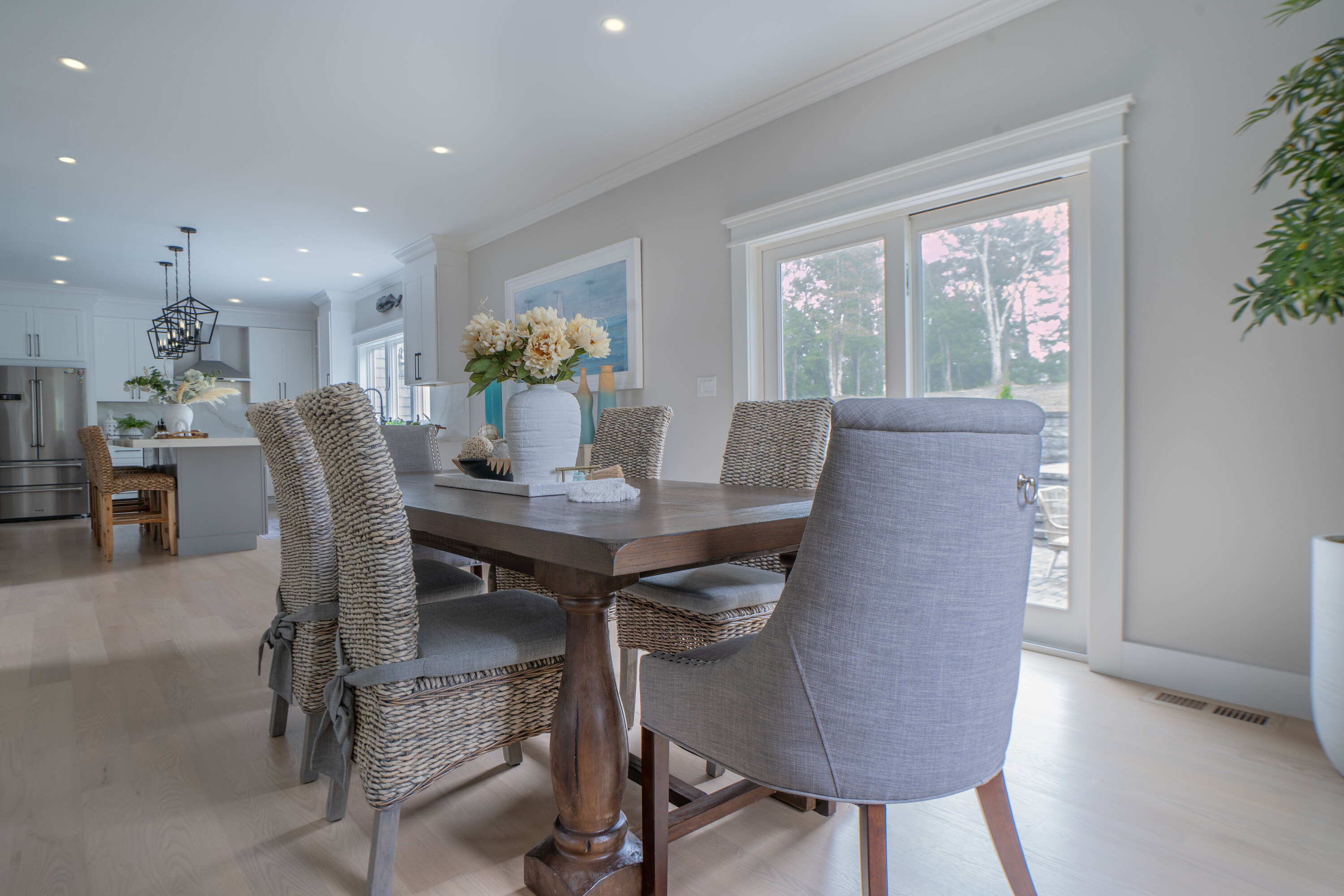 Modern kitchen and dining
